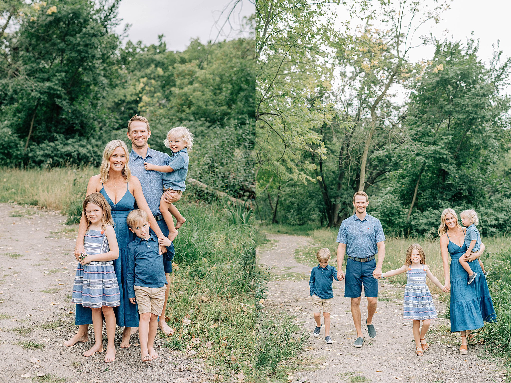 Family pictures with this Edina family of five.