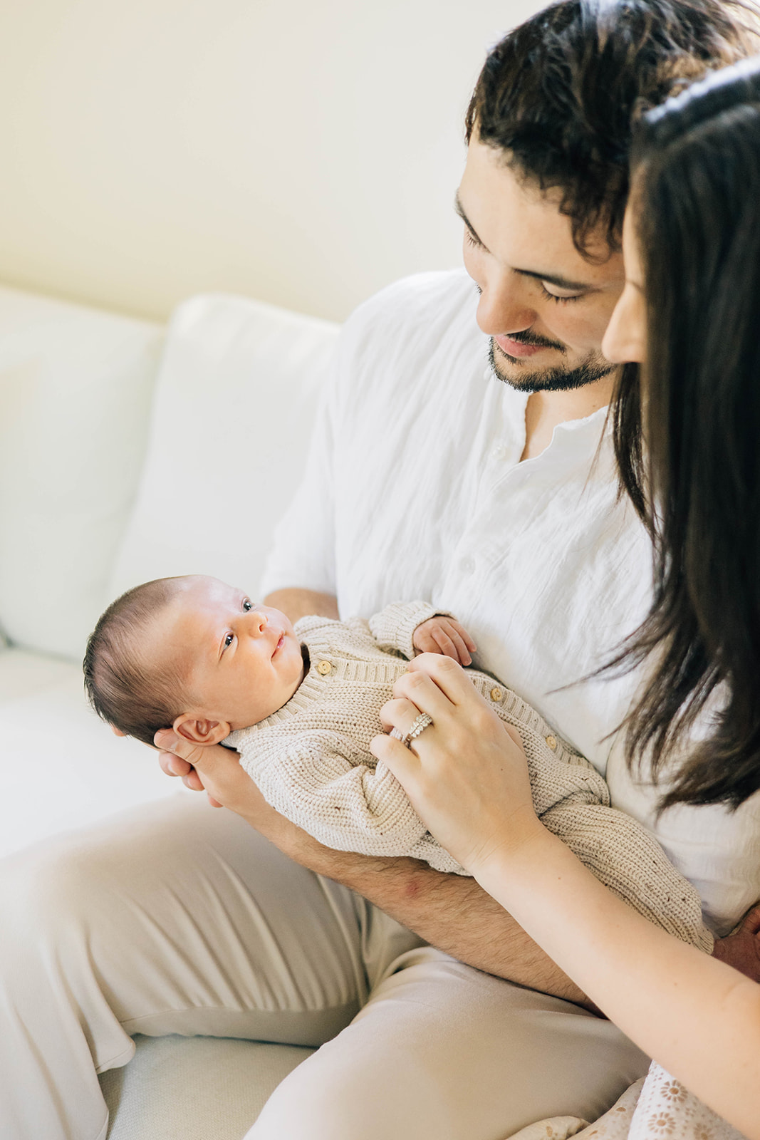 Newborn Photography with Mom and Dad Minnesota