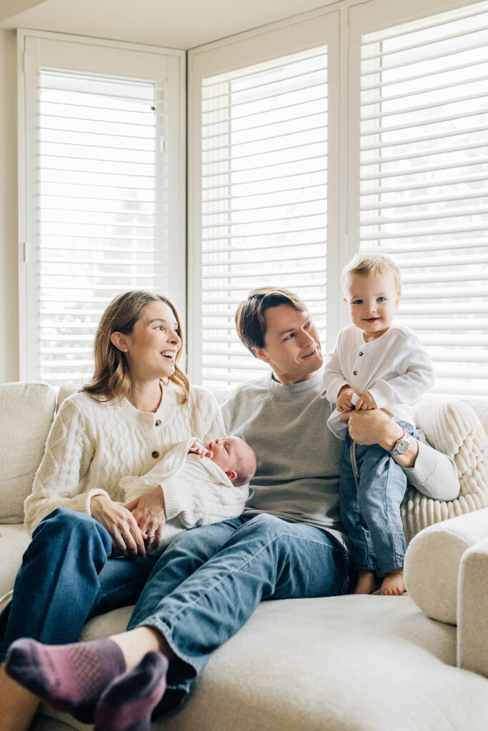 Newborn Photography with Family in Edina