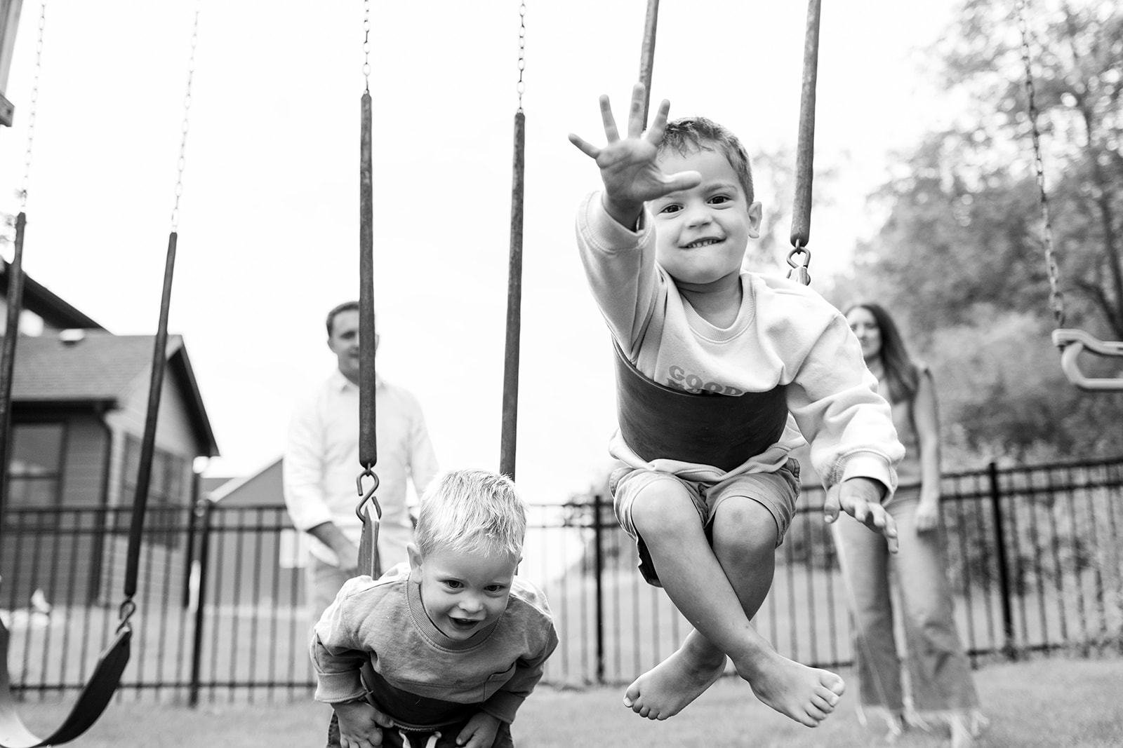Fun in Home Summer Photos for Families in St Paul