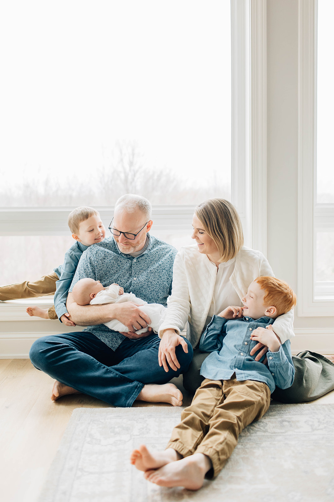 Family Photos Captured at Home in Edina by Kristen Dyer Photography